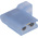 TE Connectivity Ultra-Fast .250 Blue Insulated Female Spade Connector, Flag Terminal, 6.35 x 0.81mm Tab Size, 1.3mm² to