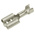 TE Connectivity FASTON .250 Uninsulated Female Spade Connector, Receptacle, 6.35 x 0.81mm Tab Size, 0.8mm² to 1.3mm²
