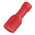 RS PRO Red Insulated Female Spade Connector, Receptacle, 0.5 x 4.75mm Tab Size, 0.5mm² to 1.5mm²