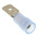 TE Connectivity PIDG FASTON .250 Blue Insulated Male Spade Connector, Tab, 6.35 x 0.81mm Tab Size