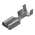 TE Connectivity FASTIN-FASTON .250 Uninsulated Female Spade Connector, Receptacle, 6.35 x 0.81mm Tab Size, 1.3mm² to