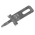 TE Connectivity FASTON .110 Uninsulated Male Spade Connector, PCB Tab, 2.8 x 0.8mm Tab Size