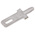 TE Connectivity FASTON .110 Uninsulated Male Spade Connector, PCB Tab, 2.8 x 0.51mm Tab Size