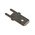 TE Connectivity FASTON .250 Silver Uninsulated Male Spade Connector, PCB Tab, 6.3 x 0.8mm Tab Size