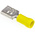 JST FVD Yellow Insulated Female Spade Connector, Receptacle, 11 x 1.1mm Tab Size, 2.6mm² to 6.6mm²