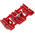 TE Connectivity Tap Splice Connector, Red, Insulated, Tin 20 → 18.5 AWG