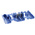 TE Connectivity Tap Splice Connector, Blue, Insulated, Tin 17 → 13 AWG