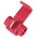 RS PRO Wire Splice Connector, Red, Insulated, Tin 0.5 → 0.75 mm², 22 → 18 AWG