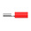 TE Connectivity, PIDG Receptacle Crimp Quick Disconnect Terminal, Red, Insulated, Tin 0.3 → 1.5 mm²