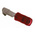TE Connectivity, PIDG Knife Disconnect Splice Connector, Red, Insulated, Tin 22 → 16 AWG