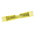 TE Connectivity, PIDG Butt Splice Connector, Yellow, Insulated, Tin 26 → 22 AWG