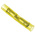 TE Connectivity, PIDG Butt Splice Connector, Yellow, Insulated, Tin 26 → 24 AWG