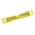 TE Connectivity, PIDG Butt Splice Connector, Yellow, Insulated, Tin 26 → 24 AWG