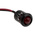 RS PRO Red Panel Mount Indicator, 24V dc, 12mm Mounting Hole Size, Lead Wires Termination