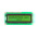 Displaytech 162J BC BW 162J Alphanumeric LCD Display, Yellow-Green on, 2 Rows by 16 Characters, Transflective