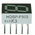 HDSP-F503 Broadcom 7-Segment LED Display, CC Green 3.5 mcd RH DP 10.2mm