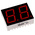 LB-602VA2 ROHM 2 Digit 7-Segment LED Display, CA Red 16 mcd RH DP 14.2mm