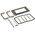 Lascar BEZ 900-IP Screen Bezel 48.5 x 80.5mm