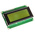 Parallax Inc 27979 Alphanumeric LCD Display, Black on Green, 4 Rows by 20 Characters, Transflective