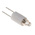 RS PRO White LED Indicator Lamp, 100/250V, bi-pin Base