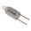 RS PRO White LED Indicator Lamp, 100/250V, bi-pin Base