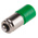 RS PRO Green LED Indicator Lamp, 24V ac/dc, Midget Groove Base, 6mm Diameter, 1610mcd