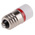 RS PRO Red LED Indicator Lamp, 24V ac/dc, E10 Base, 10mm Diameter, 1750mcd