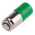RS PRO Green LED Indicator Lamp, 28V ac/dc, Midget Groove Base, 6mm Diameter, 1610mcd