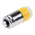 RS PRO Yellow LED Indicator Lamp, 28V dc, Midget Groove Base, 6mm Diameter, 45mcd