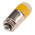 RS PRO Yellow LED Indicator Lamp, 12V dc, Midget Groove Base, 6mm Diameter, 45mcd