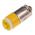 RS PRO Yellow LED Indicator Lamp, 12V dc, Midget Groove Base, 6mm Diameter, 45mcd