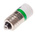 RS PRO Green LED Indicator Lamp, 24V ac/dc, E10 Base, 10mm Diameter, 1610mcd