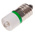 RS PRO Green LED Indicator Lamp, 24V ac/dc, E10 Base, 10mm Diameter, 1610mcd