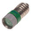 RS PRO Green LED Indicator Lamp, 24V ac/dc, E10 Base, 10mm Diameter, 170/160mcd