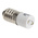 RS PRO White LED Indicator Lamp, 60V ac/dc, E10 Base, 10mm Diameter, 200mcd
