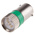 RS PRO Green LED Indicator Lamp, 28V dc, BA9s Base, 10mm Diameter, 170/160mcd