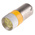 RS PRO Yellow LED Indicator Lamp, 28V dc, BA9s Base, 10mm Diameter, 120/110mcd