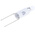 RS PRO White LED Indicator Lamp, 12V ac/dc, Bi-Pin Base, 4.25mm Diameter, 850mcd