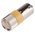 RS PRO Yellow LED Indicator Lamp, 12V ac/dc, BA9s Base, 10mm Diameter, 120/110mcd