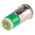 RS PRO Green LED Indicator Lamp, 12V dc, Midget Flange Base, 6mm Diameter, 35mcd
