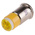 RS PRO Yellow LED Indicator Lamp, 28V dc, Midget Flange Base, 6mm Diameter, 45mcd