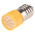 RS PRO Yellow LED Indicator Lamp, 28V ac/dc, E10 Base, 10mm Diameter, 120/110mcd