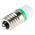 RS PRO Green LED Indicator Lamp, 6V ac/dc, E10 Base, 10mm Diameter, 1610mcd