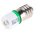 RS PRO Green LED Indicator Lamp, 6V ac/dc, E10 Base, 10mm Diameter, 1610mcd