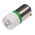 RS PRO Green LED Indicator Lamp, 12V ac/dc, BA9s Base, 10mm Diameter, 1610mcd