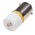 RS PRO Yellow LED Indicator Lamp, 12V ac/dc, BA9s Base, 10mm Diameter, 630mcd