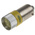 RS PRO Yellow LED Indicator Lamp, 24V ac/dc, BA9s Base, 10mm Diameter, 120/110mcd