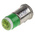 RS PRO Green LED Indicator Lamp, 24V dc, Midget Flange Base, 6mm Diameter, 35mcd