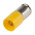 RS PRO Yellow LED Indicator Lamp, 48V ac/dc, Midget Groove Base, 6.1mm Diameter, 280mcd