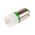 RS PRO Green LED Indicator Lamp, 60V ac/dc, BA9s Base, 10mm Diameter, 330mcd